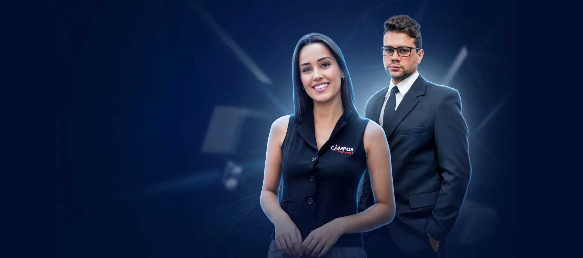 Linha de uniformes profissionais